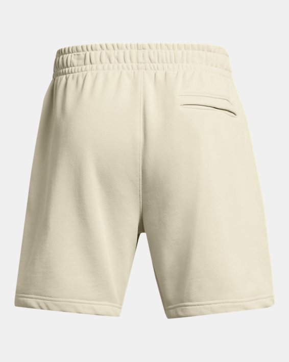 Men's UA Rival Terry Heavyweight Shorts in Brown image number 5